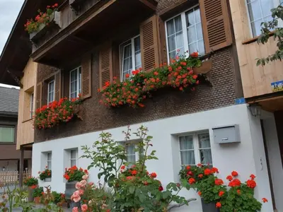 Das Gebäude in dem sich die Ferienwohnung befindet