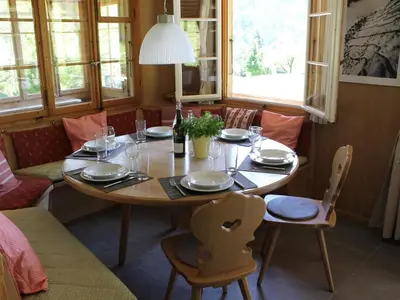 Ein Sitzbereich in der Unterkunft Apartment Chalet Maru by Interhome