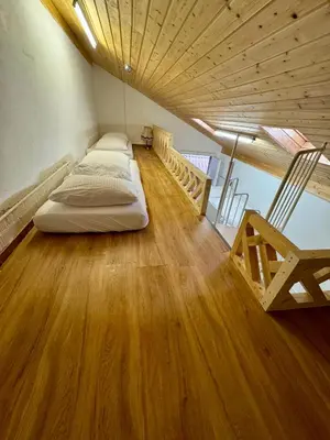 Ein Bett oder Betten in einem Zimmer der Unterkunft Interlaken saberana studio 11