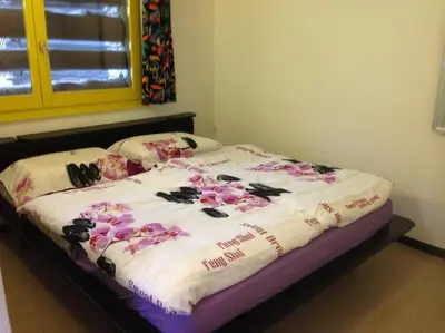 Ein Bett oder Betten in einem Zimmer der Unterkunft Rustico sui Monti di Rima