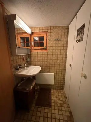 Ein Badezimmer in der Unterkunft Chalet in Niederwald