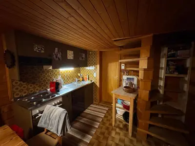 Küche/Küchenzeile in der Unterkunft Chalet in Niederwald