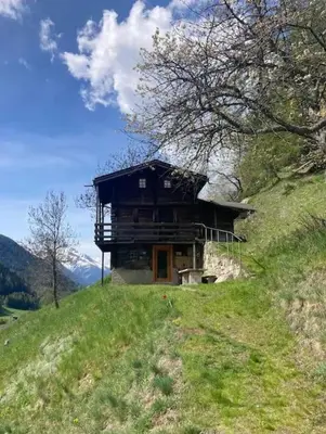 Naturlandschaft in der Nähe des Chalets