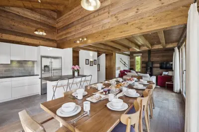 Küche/Küchenzeile in der Unterkunft Chalet Ksara by Mrs Miggins