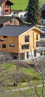 Das Gebäude in dem sich die Ferienwohnung befindet
