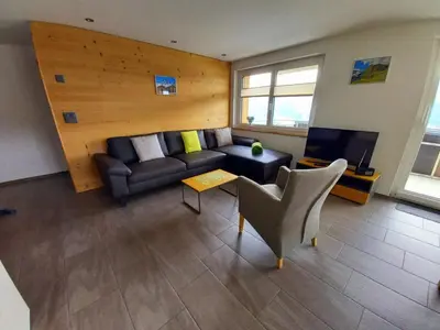 Ein Sitzbereich in der Unterkunft Apartment Robert 1- OG Süd by Interhome