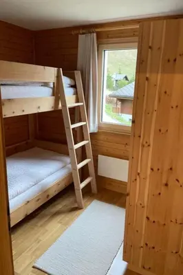 Ein Bett oder Betten in einem Zimmer der Unterkunft Apartment Brunnquell by Interhome
