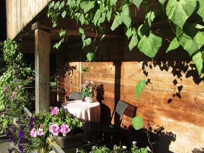 Ein Garten an der Unterkunft Apartment Lindi