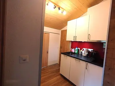 Küche/Küchenzeile in der Unterkunft Haus Zur Mühle