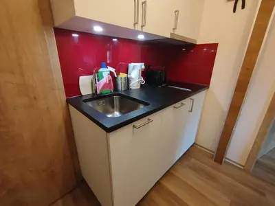Küche/Küchenzeile in der Unterkunft Haus Zur Mühle