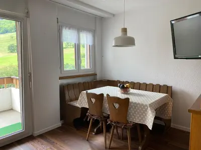 TV/Unterhaltungsangebot in der Unterkunft Ferienwohnung Alpen-Zauber Leukerbad