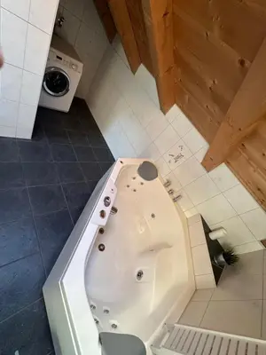 Ein Badezimmer in der Unterkunft Ferienwohnung Klou