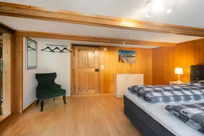 Ein Bett oder Betten in einem Zimmer der Unterkunft Cosy Swiss Apartment