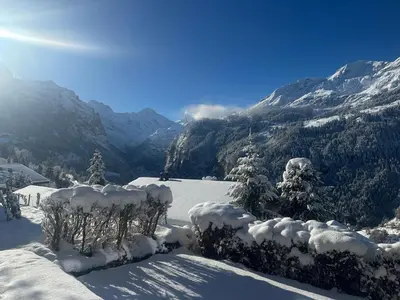 Chalet Luegistal im Winter