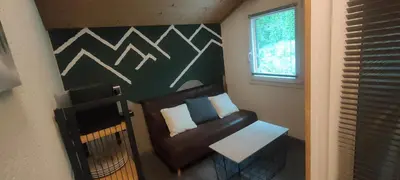 Ein Bett oder Betten in einem Zimmer der Unterkunft Alt'O Martinets 28, 1996 Basse-Nendaz