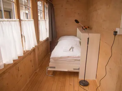 Ein Bett oder Betten in einem Zimmer der Unterkunft Im Zentrum