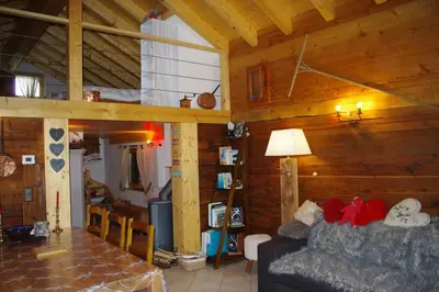 Ein Sitzbereich in der Unterkunft Itrognon, douillet et cosy!