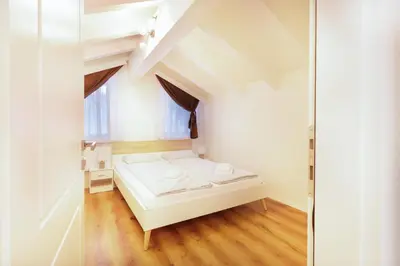 Ein Bett oder Betten in einem Zimmer der Unterkunft Rossignol II