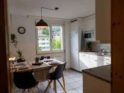 Küche/Küchenzeile in der Unterkunft Apartment Mountain View by Interhome