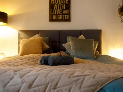 Ein Bett oder Betten in einem Zimmer der Unterkunft Apartment Mountain View by Interhome