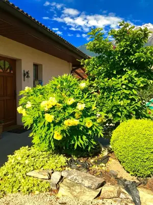 Ein Garten an der Unterkunft B&B à la Madeleine