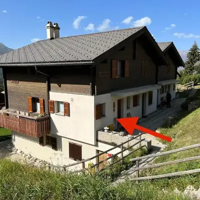 Maisonette Wohnung mit Bergsicht