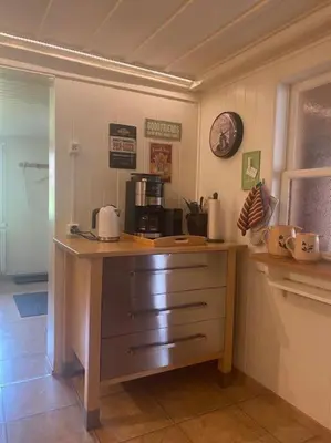 Küche/Küchenzeile in der Unterkunft Wunderschönes Chalet Stöckli