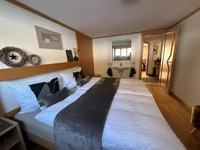 Ein Bett oder Betten in einem Zimmer der Unterkunft Apartment Bergfreude
