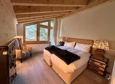 Ein Sitzbereich in der Unterkunft Turquino Loft - Duplex 4 Bedroom Chalet in Zermatt