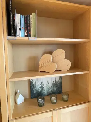 Die Bibliothek in der Ferienwohnung