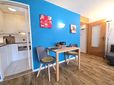 Küche/Küchenzeile in der Unterkunft Panorama 20, Grosses Studio, Nahe Ski-Pisten, Parkplatz