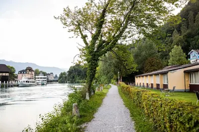 Naturlandschaft in der Nähe des Hostels