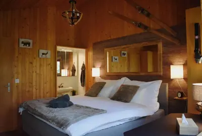Ein Bett oder Betten in einem Zimmer der Unterkunft Nature's Getaway