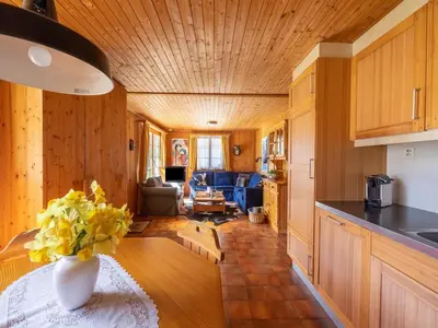Küche/Küchenzeile in der Unterkunft Chalet Verrel near Aletsch Ski Gondolas