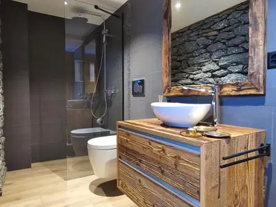 Ein Badezimmer in der Unterkunft Casa Bolivia