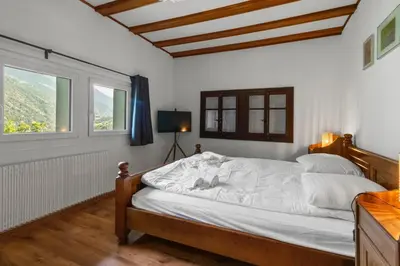 Ein Bett oder Betten in einem Zimmer der Unterkunft Joli studio style chalet