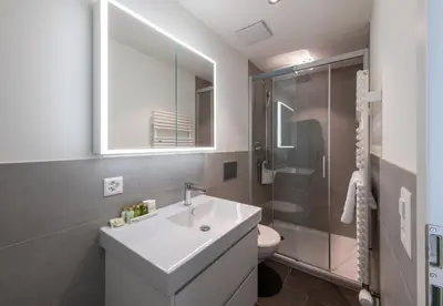 Ein Badezimmer in der Unterkunft Apartment Jungfrauview