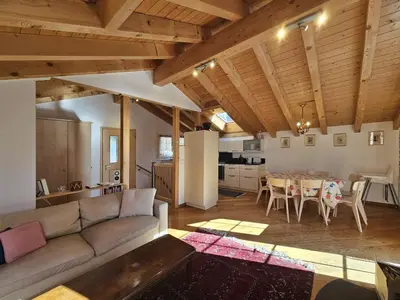Küche/Küchenzeile in der Unterkunft Chalet Renu