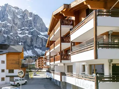 Ein allgemeiner Bergblick oder ein Berglick von der Ferienwohnung aus