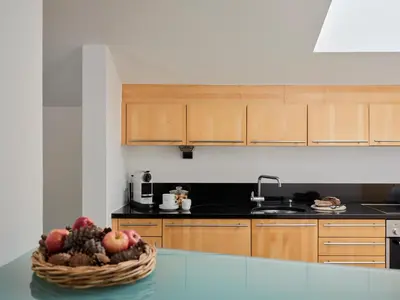 Küche/Küchenzeile in der Unterkunft Ascot Penthouse 140m2 Matterhorn View
