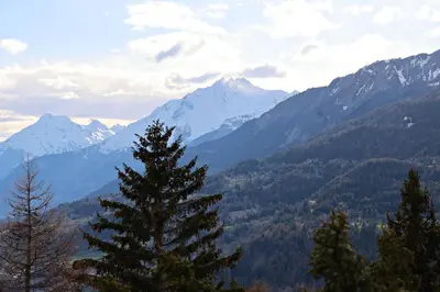 Naturlandschaft in der Nähe des Chalets