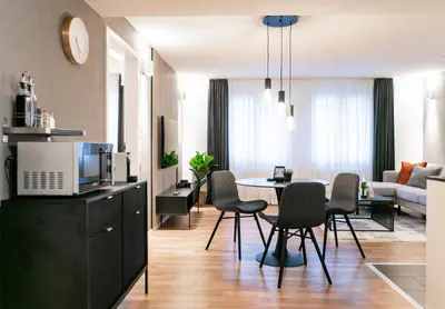 Küche/Küchenzeile in der Unterkunft Spirit Apartments - Suite #4 - Zentral - Parkplatz