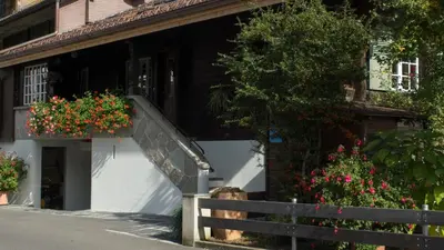 Das Gebäude in dem sich die Ferienwohnung befindet