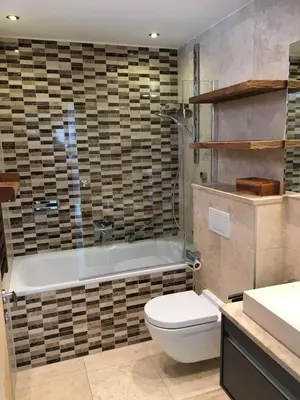 Ein Badezimmer in der Unterkunft Apartment Chalet Mont Noble, 4 Vallées