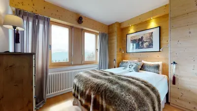 Ein Bett oder Betten in einem Zimmer der Unterkunft Superbe appartement rénové avec vue dégagée