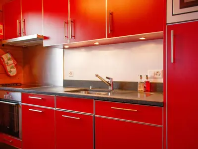 Küche/Küchenzeile in der Unterkunft Chalet Crettamour by Interhome