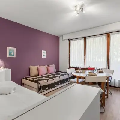 Studio chaleureux avec terrasse