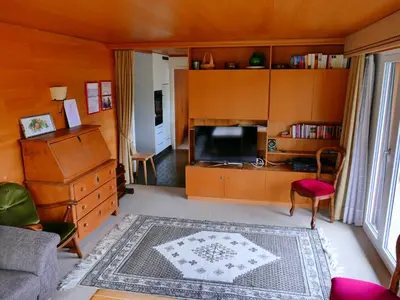 TV/Unterhaltungsangebot in der Unterkunft Silberdistel C9 Central apartment with alps view