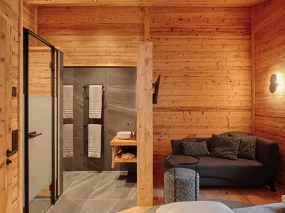Ein Sitzbereich in der Unterkunft My Chalet