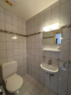 Ein Badezimmer in der Unterkunft Family Penthouse with view of the Swiss Alps